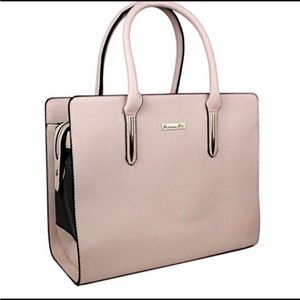 Light pink nude pet dog carrier purse